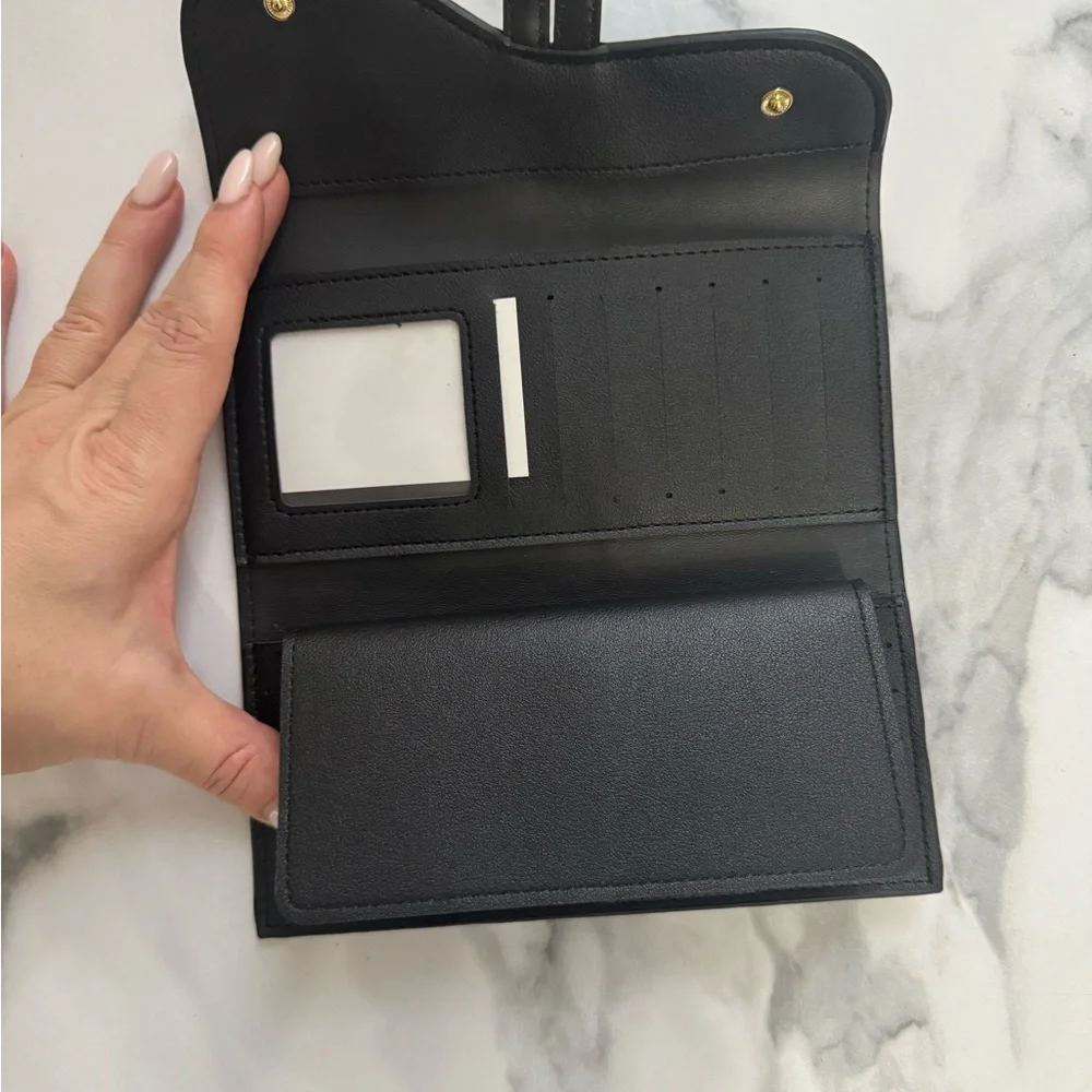 Black and White Designer Women's Clutch inspired luxury wallet